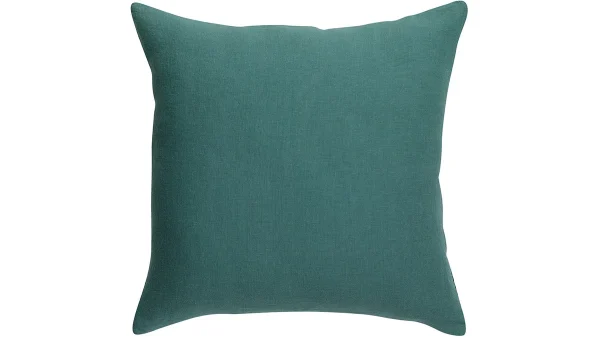 Coussin En Lin Bleu Canard 45 X 45 Cm LINEN magasin 1