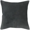 design à la mode Coussin En Velours Gris Foncé 45 X 45 Cm VELUTO 10