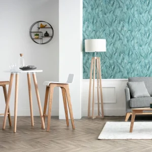 Etagère Murale Design Ronde Bois Et Métal ENSO soldes 11