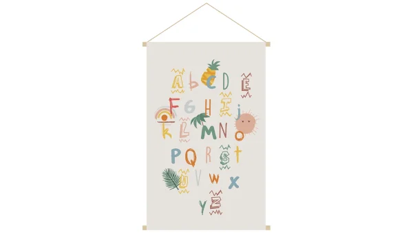 Kakemono Enfant Abécédaire L40 X L60 Cm PEPS Livraison gratuite 1