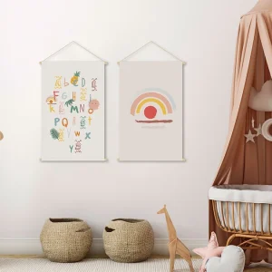 Kakemono Enfant Abécédaire L40 X L60 Cm PEPS Livraison gratuite 9