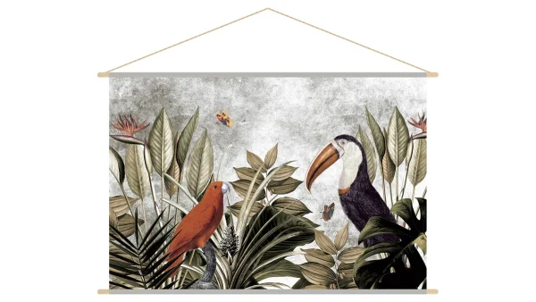 Kakemono Jungle L150 X L100 Cm PASSARO soldes en ligne 1