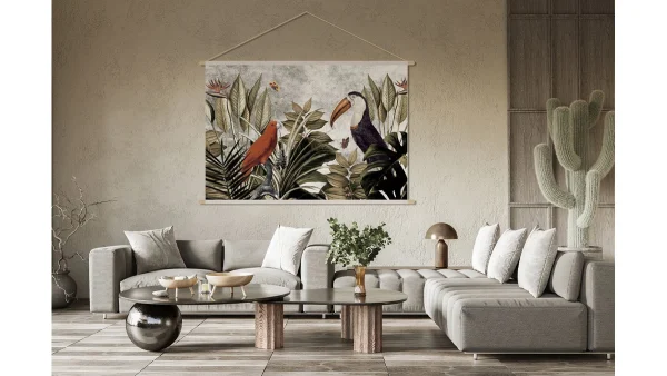 Kakemono Jungle L150 X L100 Cm PASSARO soldes en ligne 3
