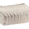 Plaid En Coton Texturé Couleur Lin 130 X 200 Cm WAFLE mode pas cher 10
