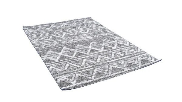 Tapis Berbere Avec Motifs En Relief Blanc Et Gris 160 X 230 Cm ERGA soldes de Noël 3