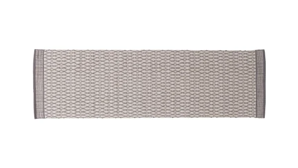 Tapis De Couloir En Coton Beige Et Gris 60 X 200 Cm TUDY Top ventes 1