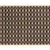 Pas Cher soldes France Tapis / Descente De Lit Avec Motif Graphique Naturel Et Noir 60 X 110 Cm DAMA 16