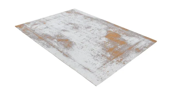 Tapis Effet Usé Jaune Or Et Ivoire Avec Motif Tissé 160 X 230 Cm – ASTRA achetez 3