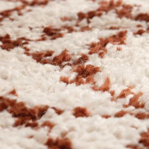 luxe soldes Tapis Moderne Beige Et Rouge Tomette 200 X 290 Cm PALMERAIE 13