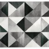grande popularité Tapis Motifs Graphiques Vert Et Gris 160 X 230 Cm CHROMA 20