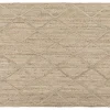 outlet soldes Tapis Naturel En Jute Tissé Main Avec Motifs Losanges 160 X 230 Cm RAFI 19