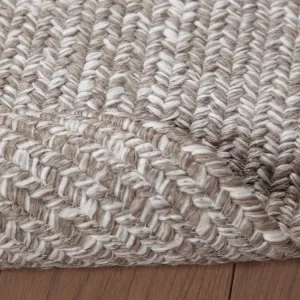 Tapis Ovale Chiné Beige Et écru 120 X 60 Cm HEATHER Livraison Standard/Rapide 10