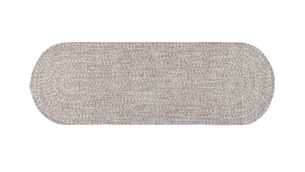 Tapis Ovale Chiné Beige Et écru 120 X 60 Cm HEATHER Livraison Standard/Rapide 1