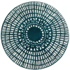 Promotio de vente Tapis Rond Graphique Bleu D160 Cm OLAPA 10