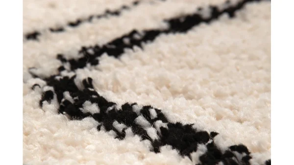 Tapis Style Berbère Ivoire Et Noir 160 X 230 Cm YAKIMA acheter en ligne 4